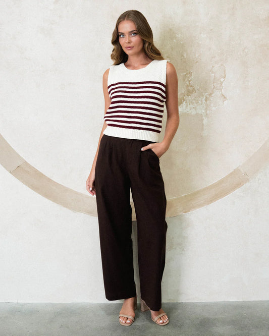 Claret Top